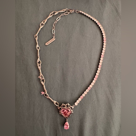Swarovski Jewelry - Pink Heart Necklace